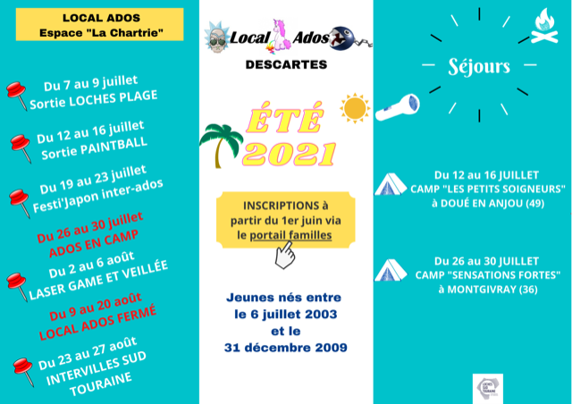 programme été jeunesse descartes